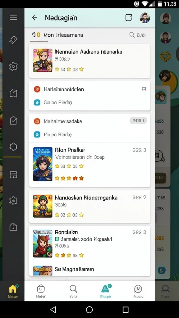Screenshot menunjukkan karakter utama dalam aksi.