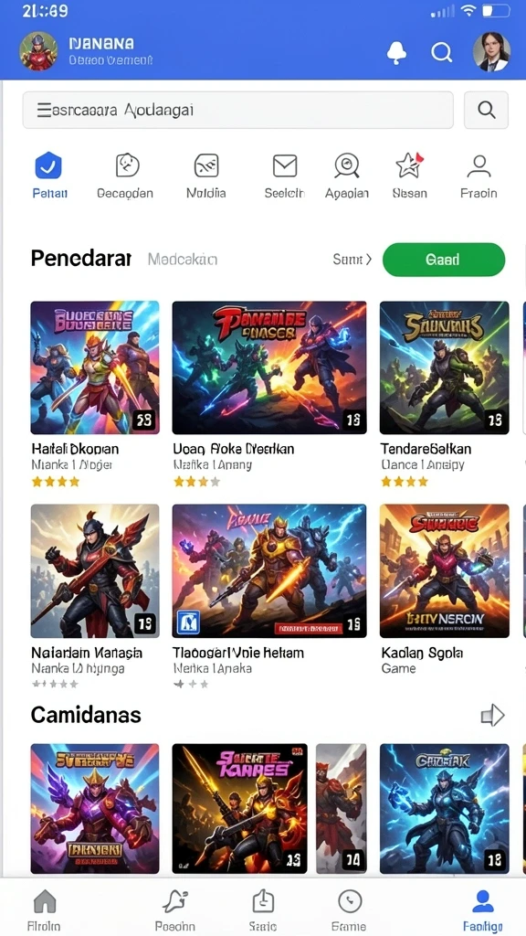 Grafis yang memukau dan penuh warna.