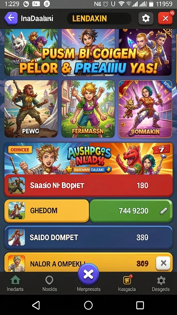 Screenshot ASG55 menunjukkan suasana menakjubkan dari dunia yang dijelajahi.