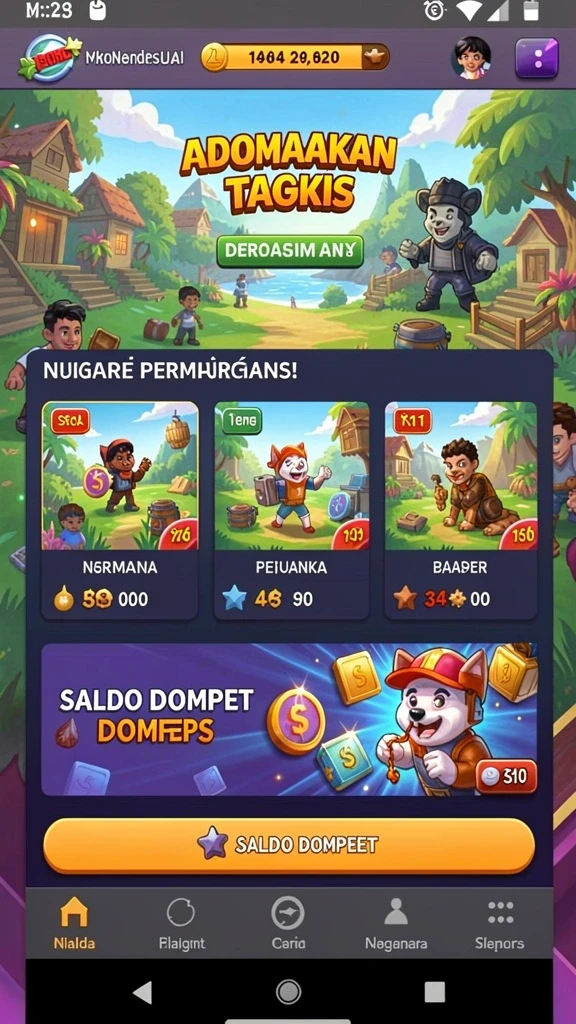 Level baru yang menantang dan menarik untuk dijelajahi.