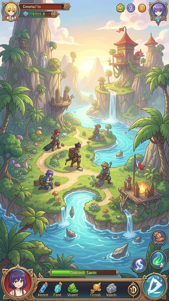 Pemandangan memukau dari peta baru di BORNEO303.