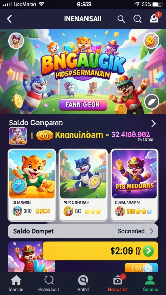 Tangkapan layar memperlihatkan mode multiplayer yang seru.