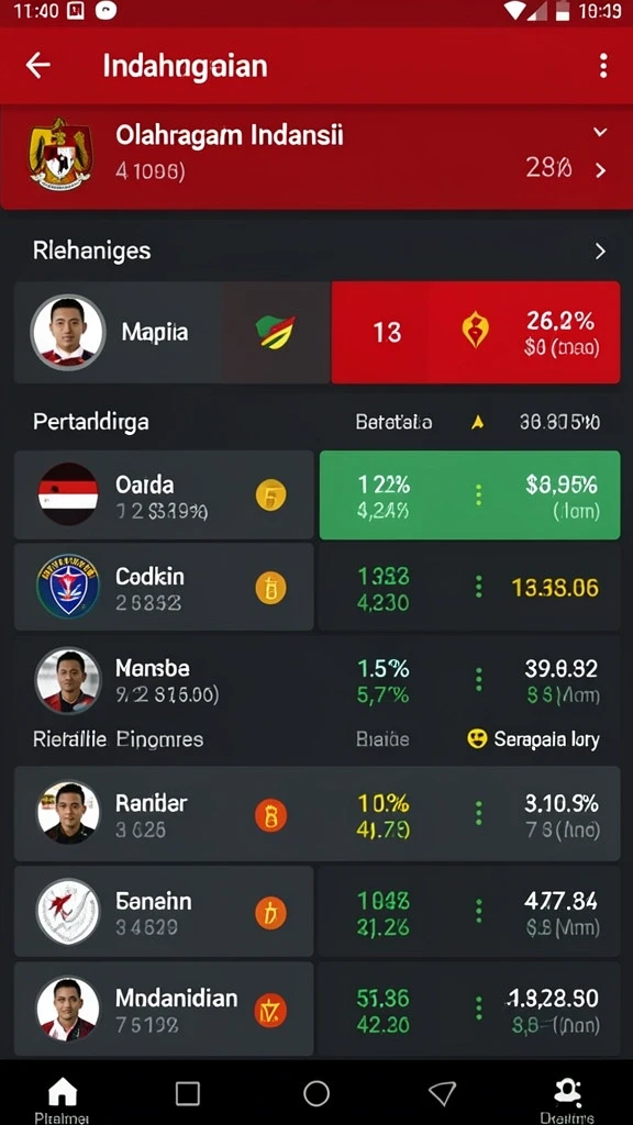 Tampilan antarmuka permainan yang user-friendly.