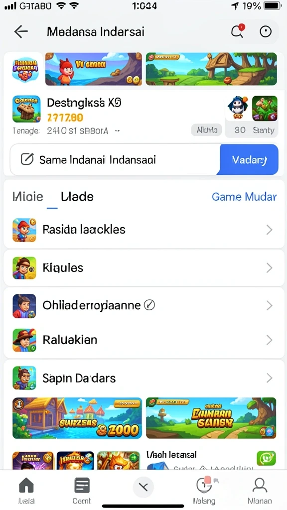 Screenshot memperlihatkan pemandangan indah dari dunia GIM999.