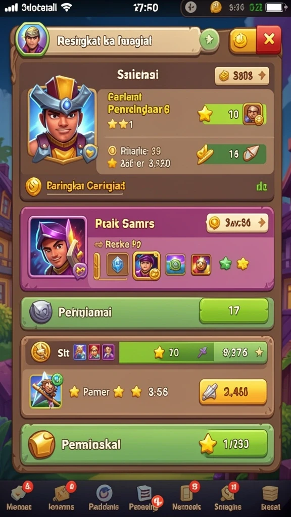 Tampilan grafis yang memukau di GOD77.