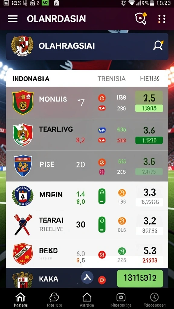 Tampilan antarmuka yang user-friendly.