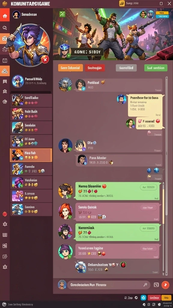 Mode permainan yang mendebarkan dengan tantangan yang beragam.