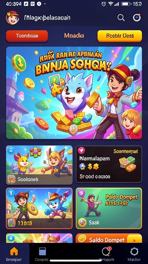 Contoh gameplay yang seru dan menantang.