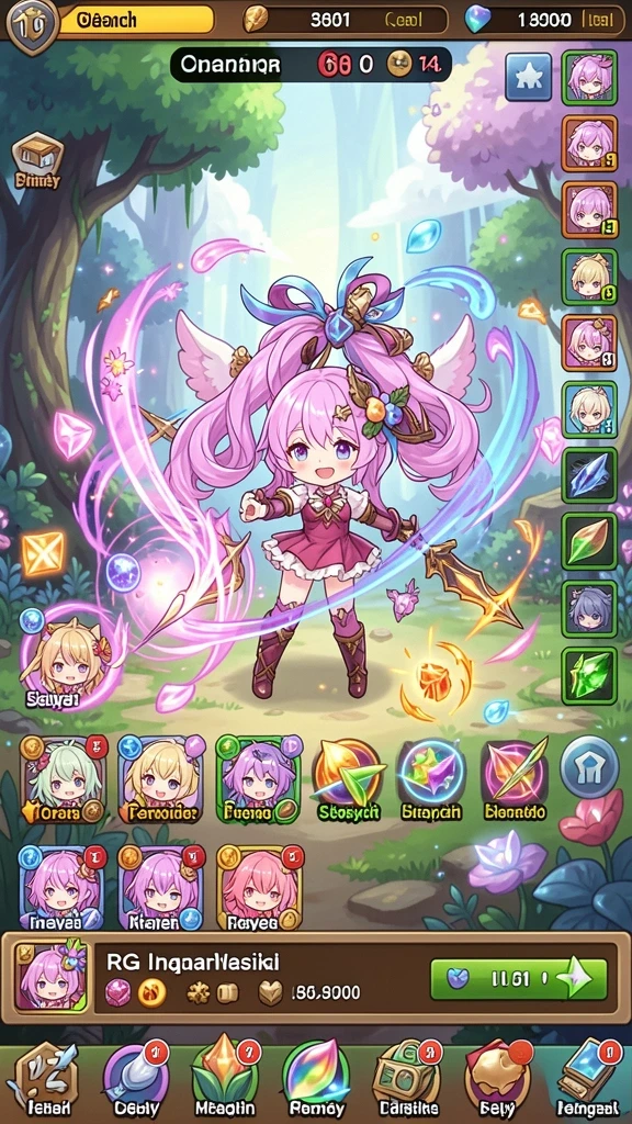 Screenshot fitur bonus yang menawarkan putaran gratis.