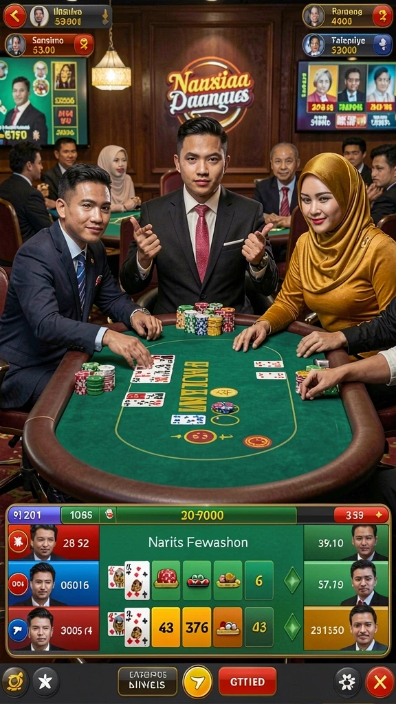 Momen seru saat bertanding dengan teman.
