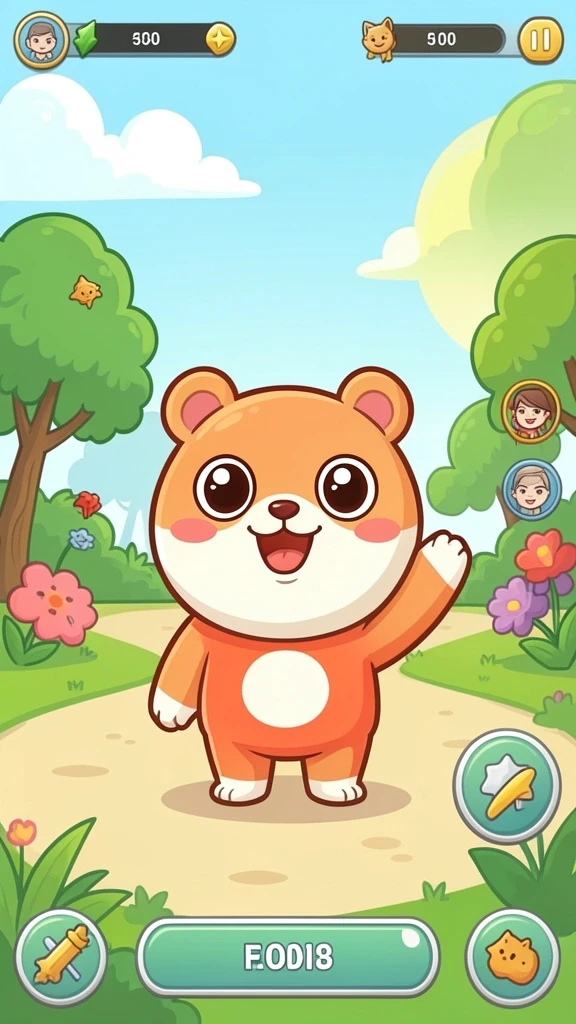Screenshot dari karakter baru yang menarik dalam game.