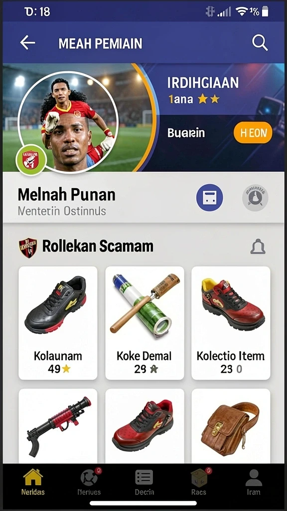 Tampilan antarmuka yang menarik dan mudah digunakan.