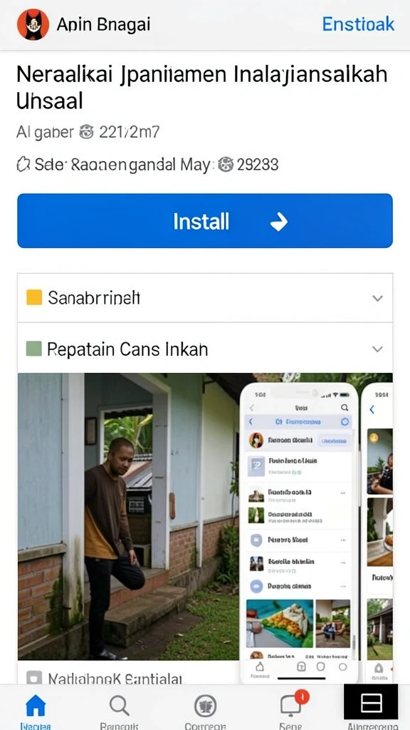 Tampilan antarmuka yang modern dan menarik.