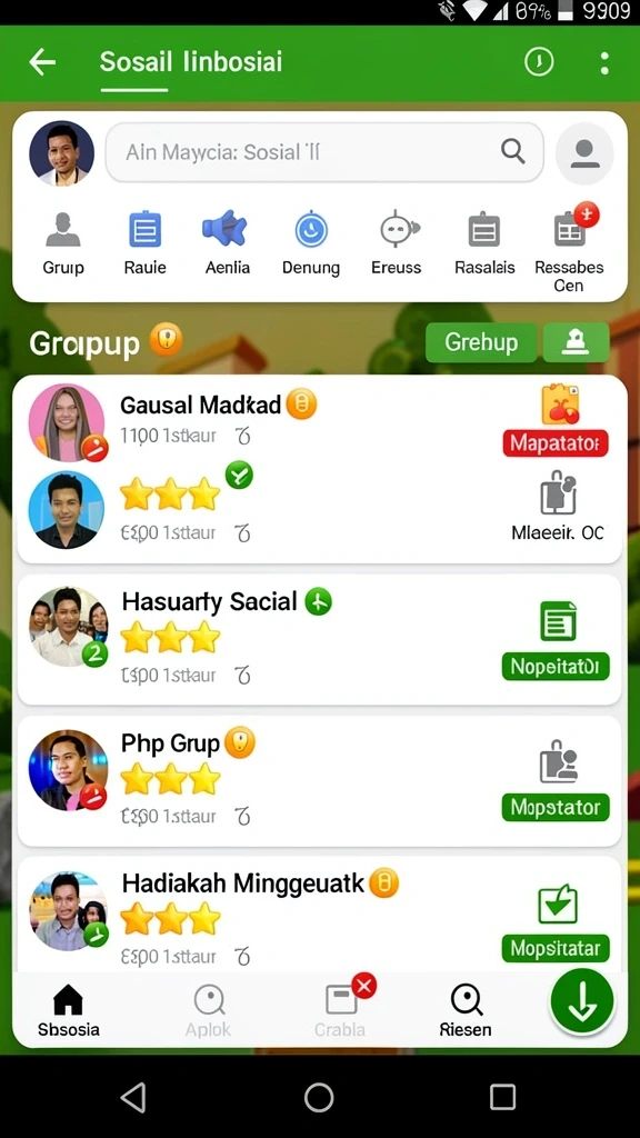 Screenshot menampilkan pilihan permainan yang beragam di PUCUK4D.