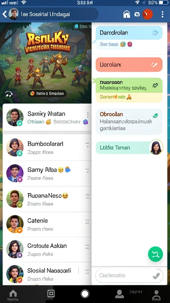 Gambaran gameplay yang seru dan menantang.