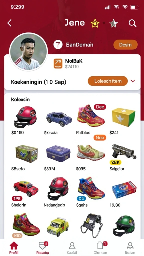 Tampilan antarmuka yang modern dan user-friendly.