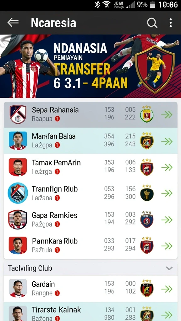 Tampilan antarmuka yang menarik dan modern.